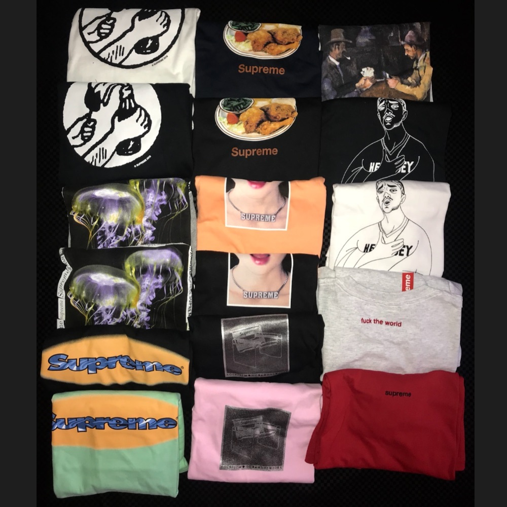SUPREME WEEK 1 Tee’s- SS18
